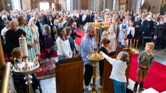 Ekumeenisen patriarkan vierailu ja liturgia Uspenskissa 2023
