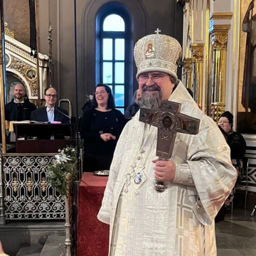 Piispa Sergein jäähyväisliturgia Uspenskissa 12_24