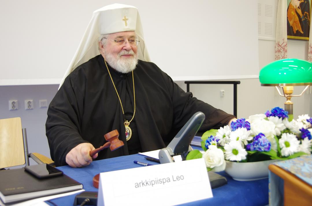 Arkkipiispa Leo kirkolliskokouksessa 2021