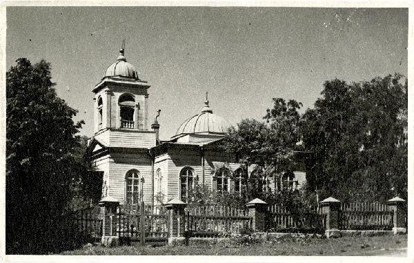 Savonlinnassa sijaitseva Pyhän profeetta Sakariaan ja Vanhurskaan Elisabetin kirkko kuvattuna ulkoa ortodoksikirkkona