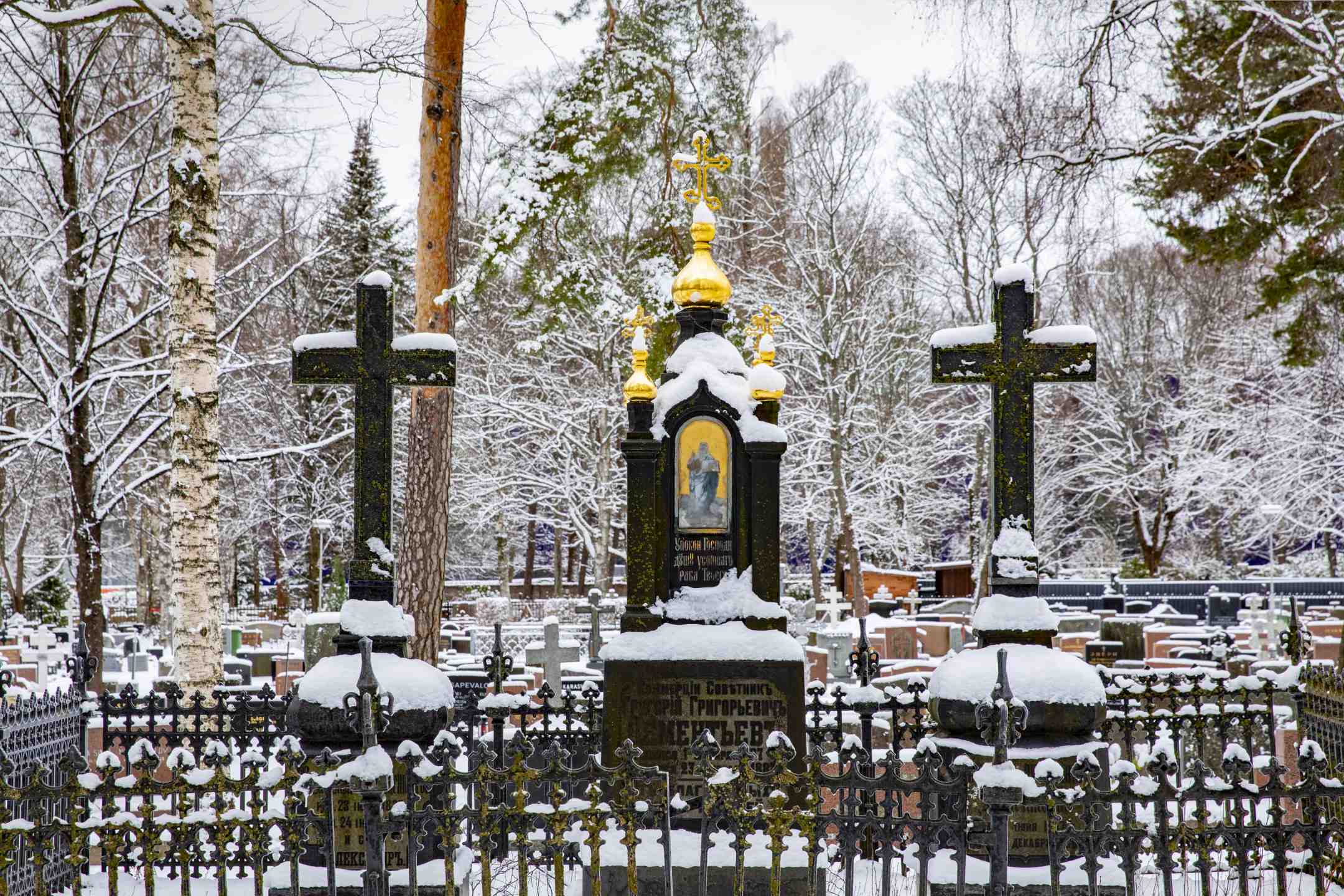 Ortodoksinen hautausmaa Hietaniemessä 2023
