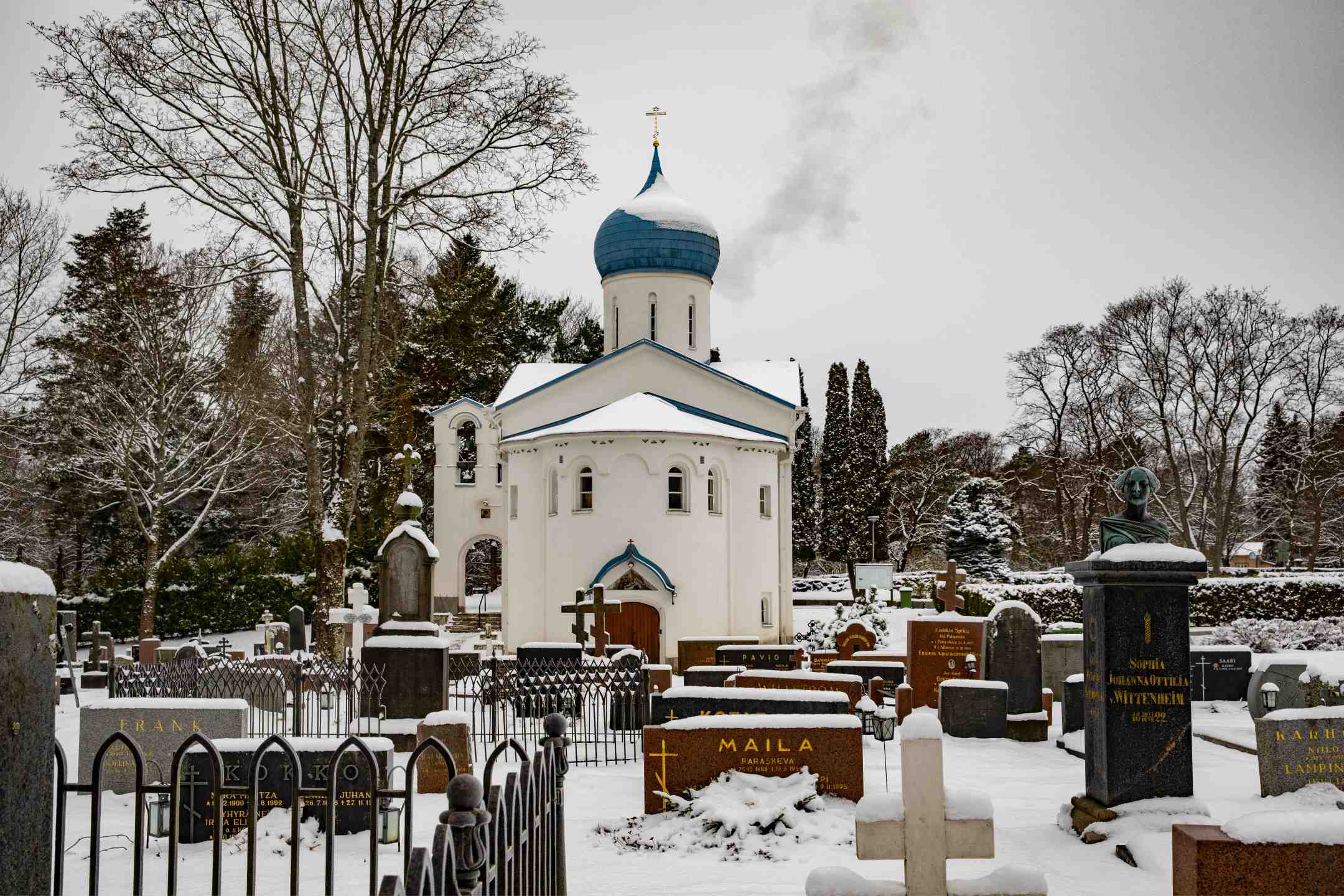 Ortodoksinen hautausmaa Hietaniemessä ja Pyhän profeetta Elian kirkko