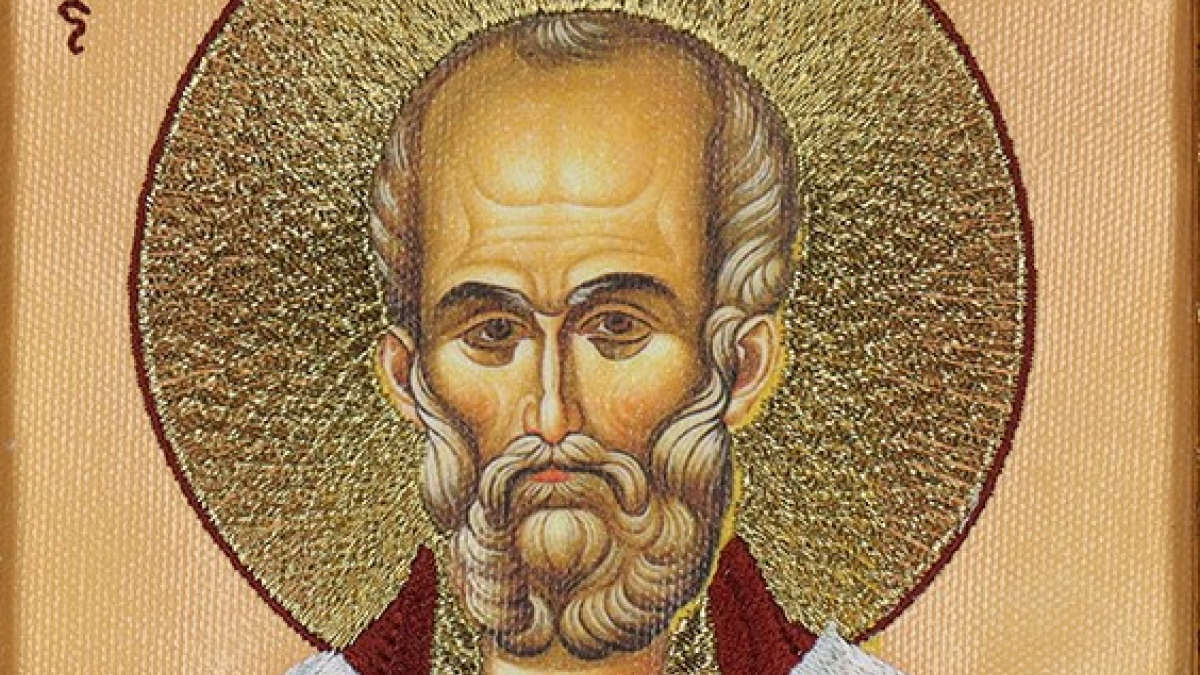 Pyhä Nikolaos Ihmeidentekijä ikonissa