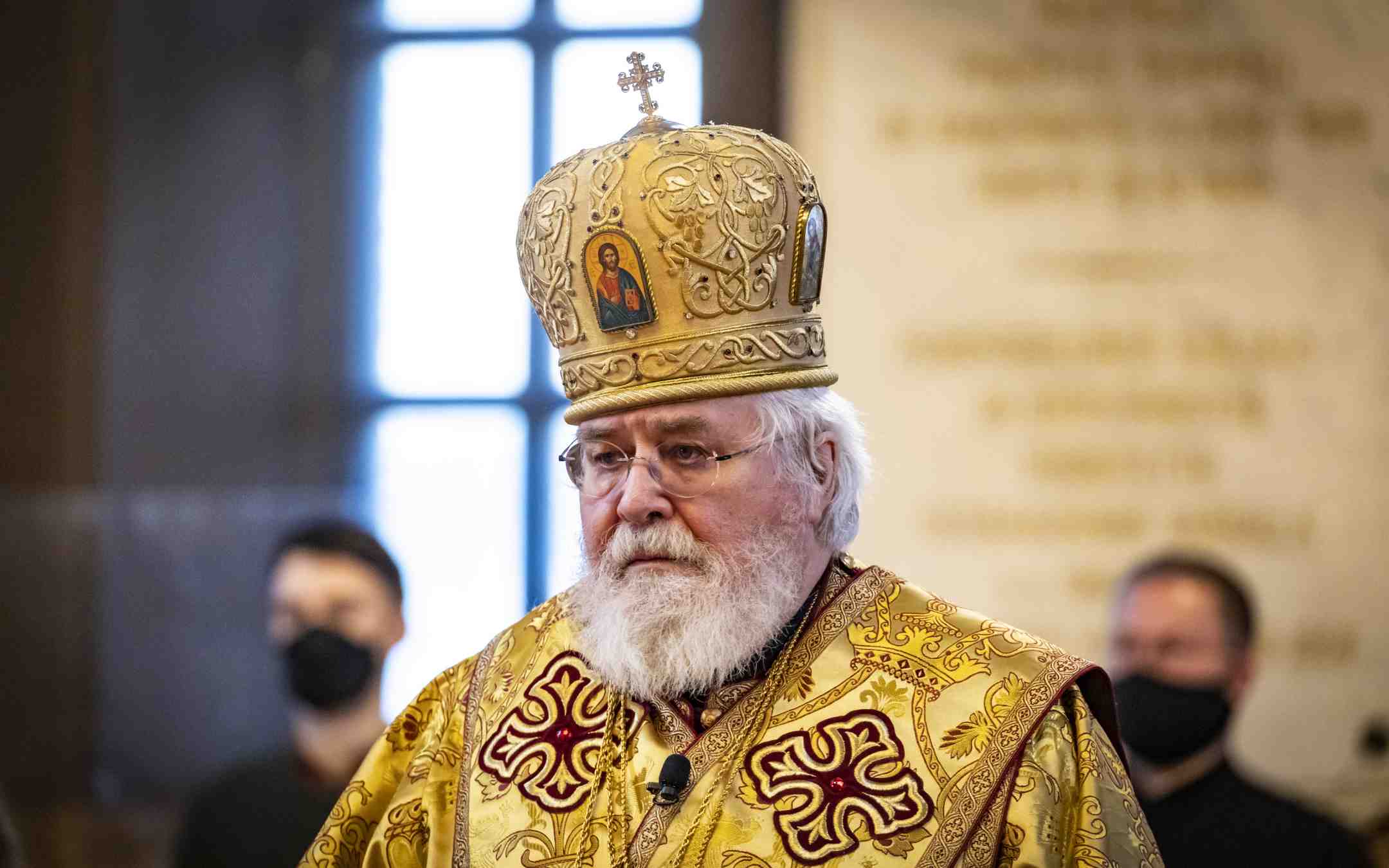 Arkkipiispa Leo Uspenskin katedraalissa piispan vihkimyksessä