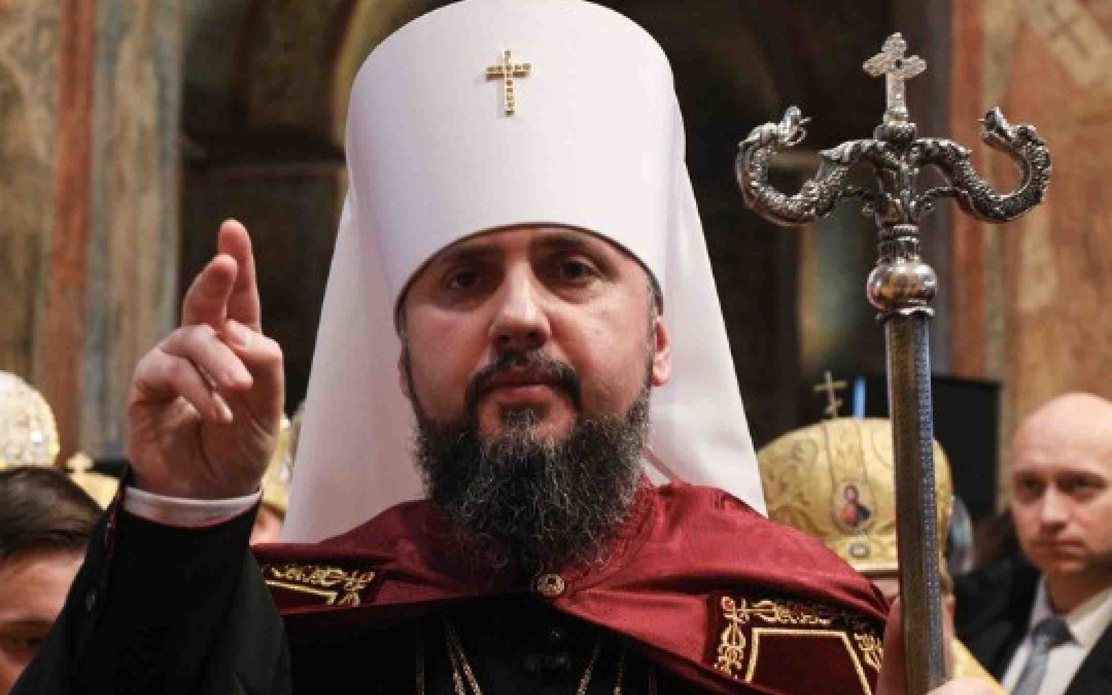 Ukrainan ortodoksisen kirkon päämies metropoliitta Epifanios