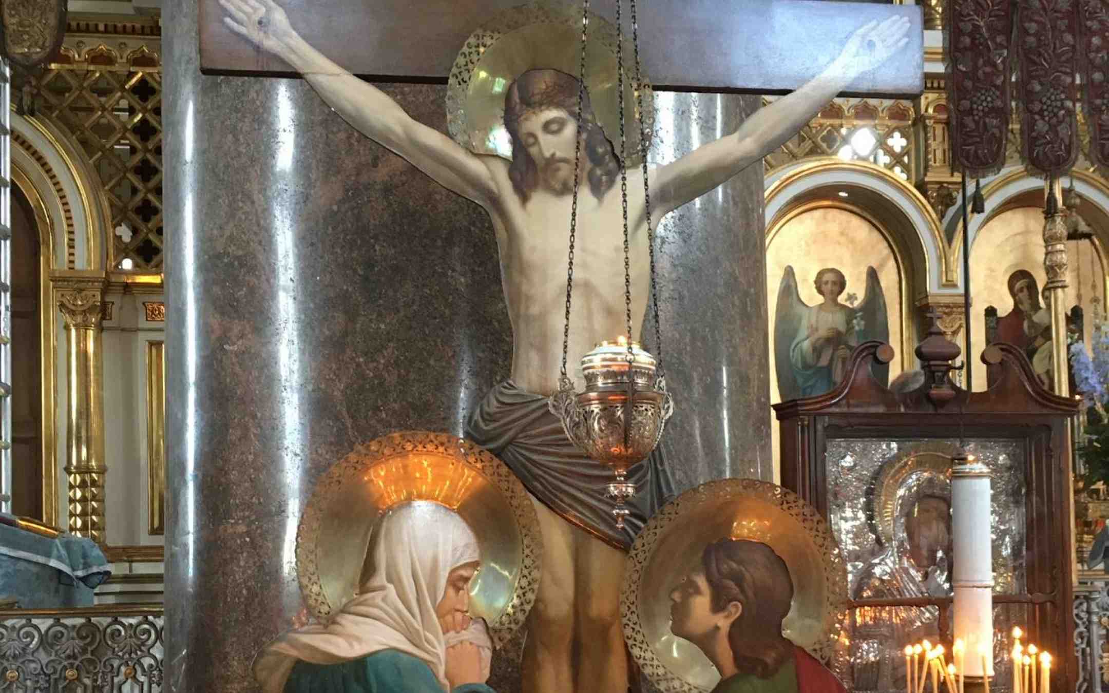 Golgata-risti Uspenskin katedraalissa