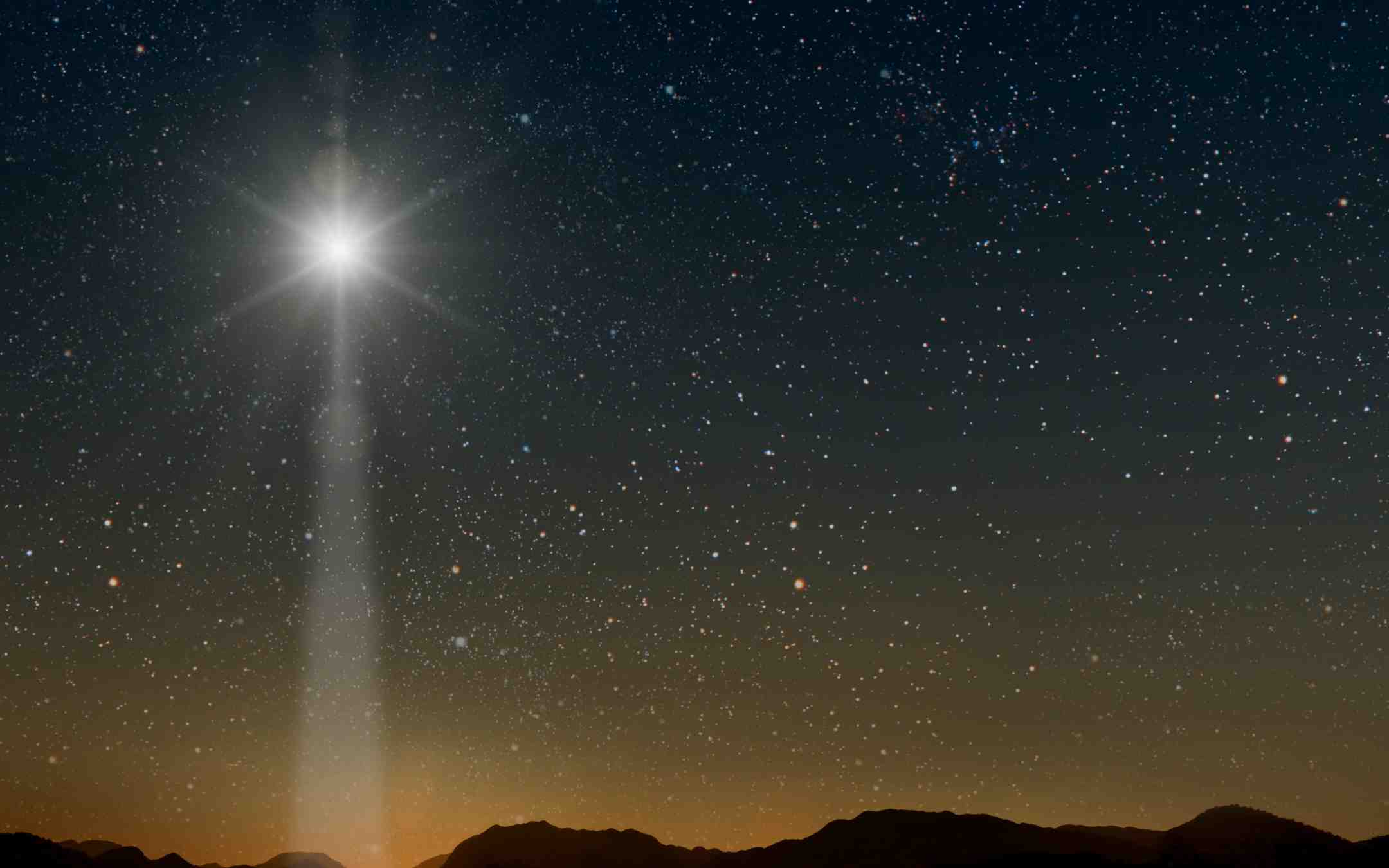 Joulun tähti loistaa Betlehemin yllä