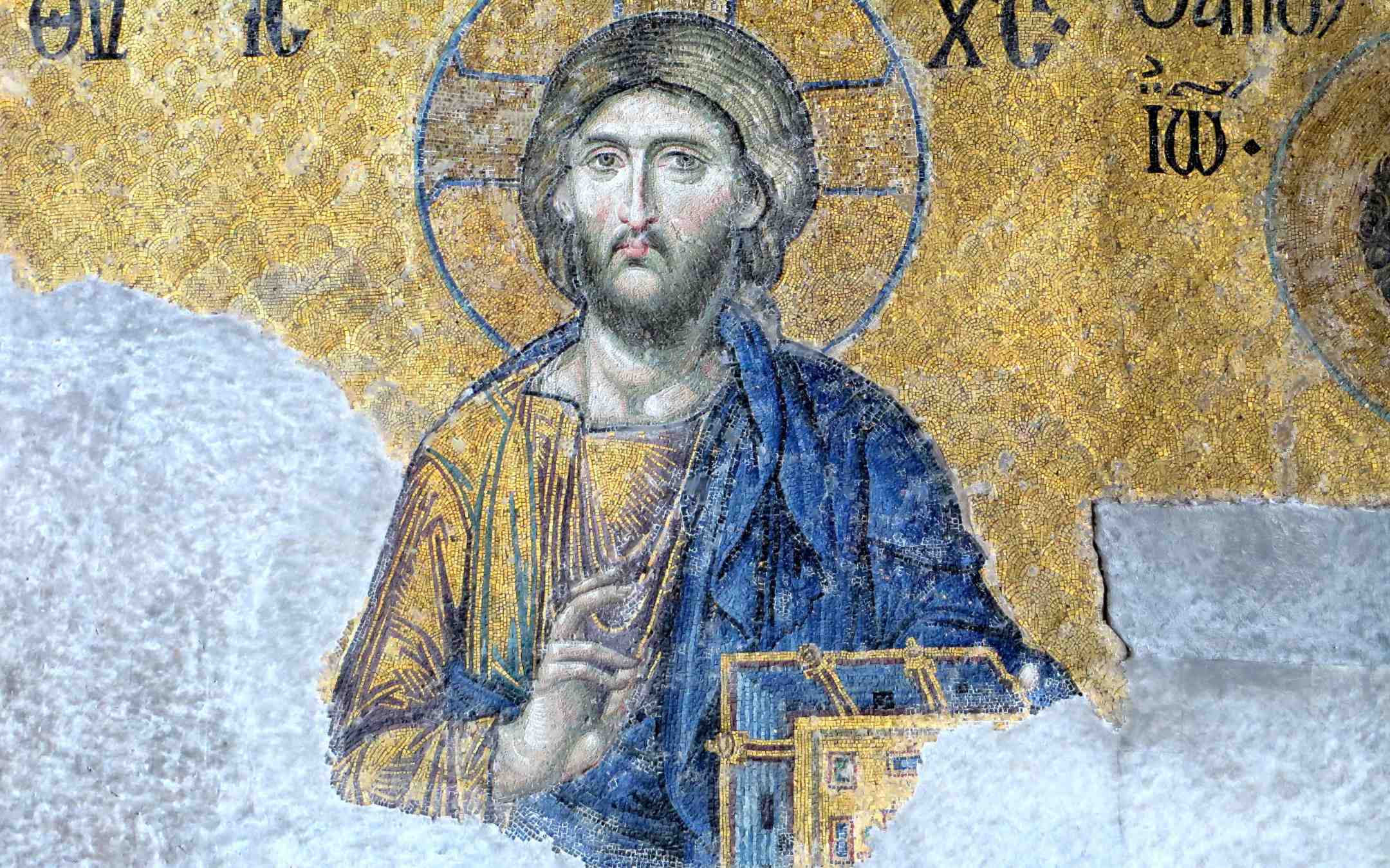 Kristus Kaikkivaltias Pantokrator mosaiikki
