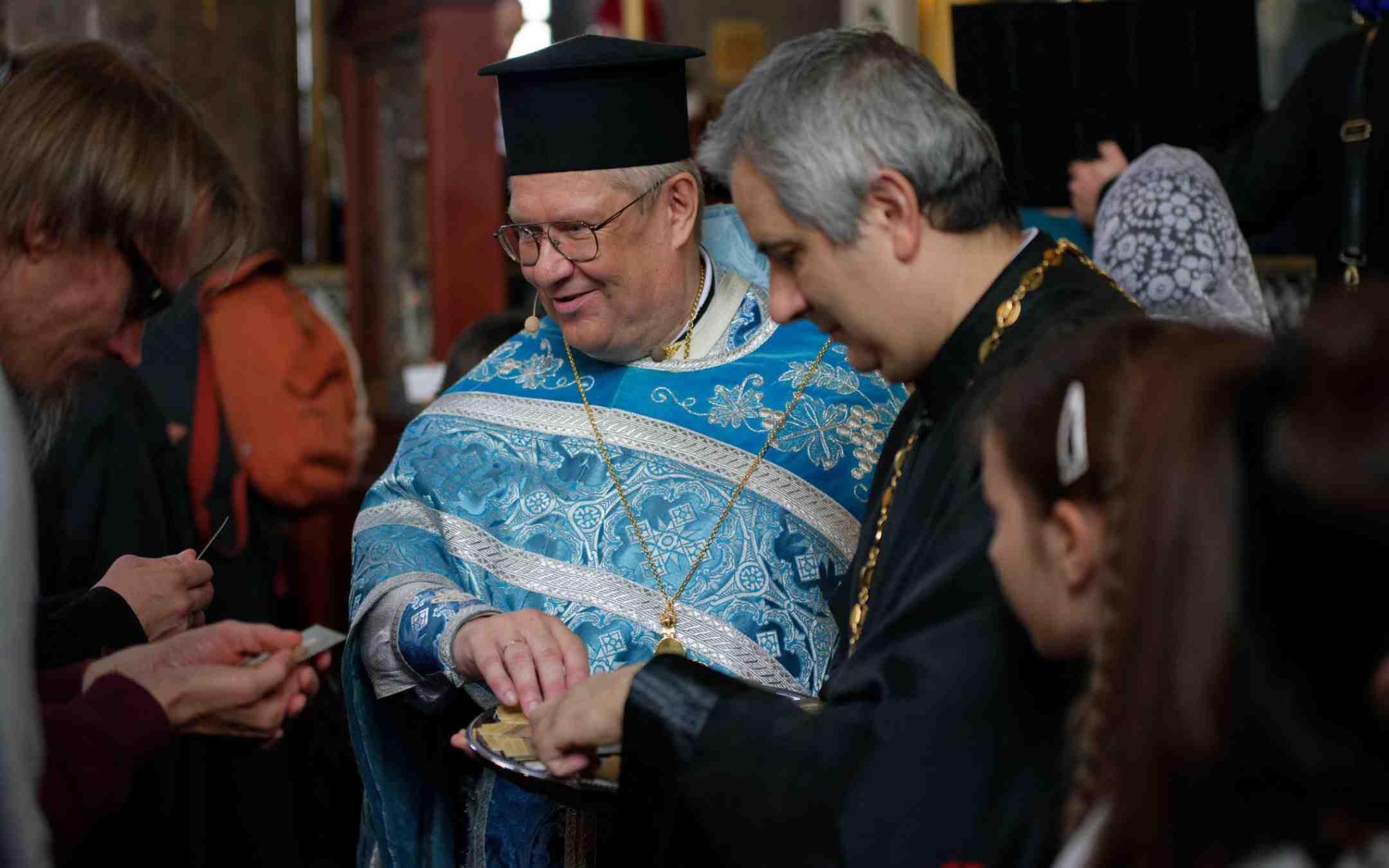 Isä Markku Salminen vihitään Ekumeenisen patriarkaatin rovastiksi Uspenskissa 2023