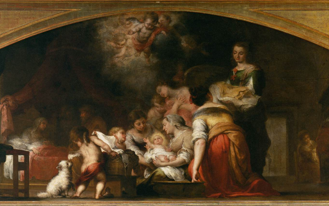 Neitsyt Marian syntymä maalaus Bartolomé Esteban Murillo