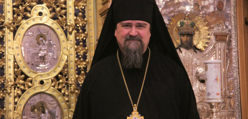 Valamon luostarin igumeni Sergei luostarin pääkirkossa