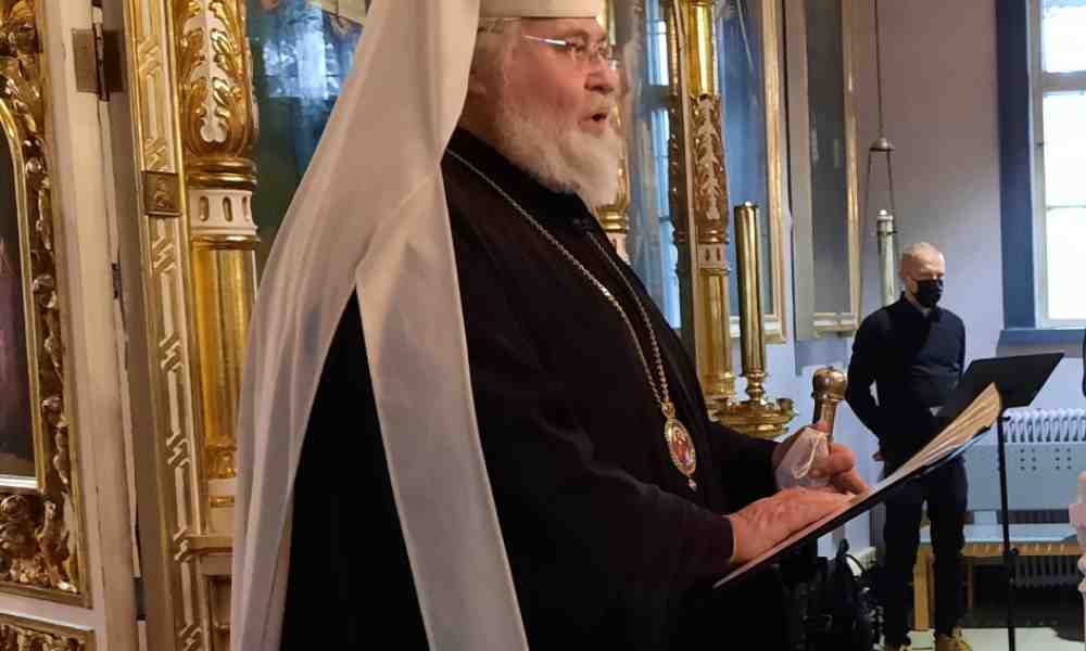 Arkkipiispa_Leo_avaa_kirkkolaulupäivät_Joensuun_Pyhän_Nikolaoksen_kirkossa