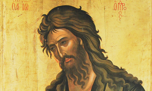 Johannes Kastaja 1500-luvun ikonissa