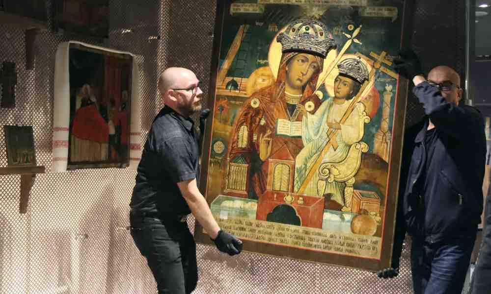 Ihmeitätekevä Jumalanäidin ylistys -ikoni siirretään museosta takaisin jumalanpalveluskäyttöön ortodoksikirkkoon Kuopiossa