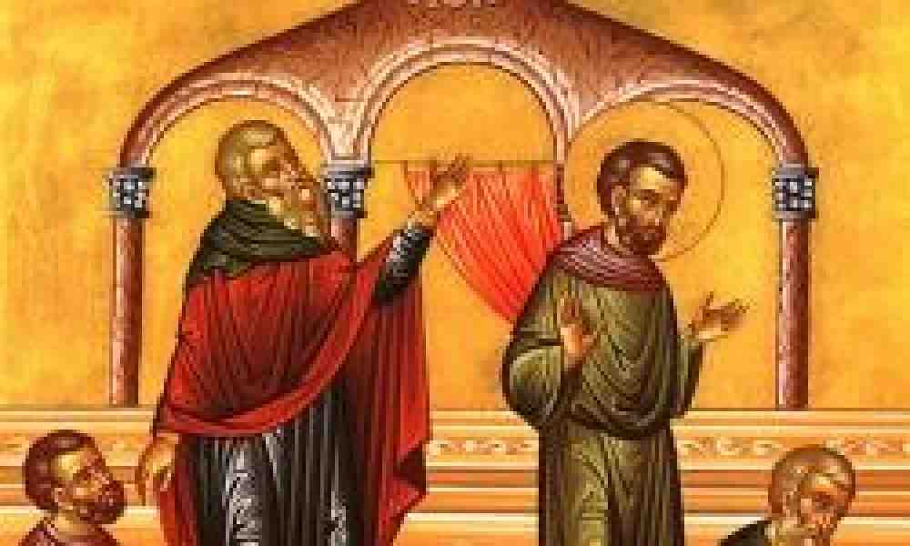 Publikaanin ja fariseuksen sunnuntain ikoni