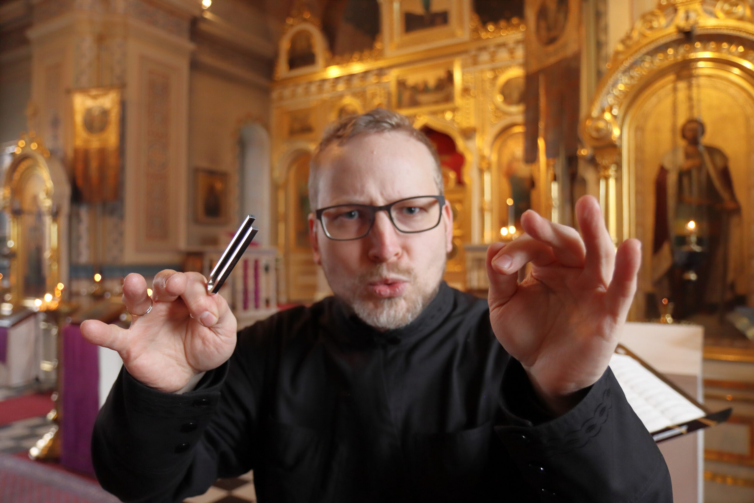 Kanttori_Markus_Hänninen_tampereen_ortodoksikirkossa