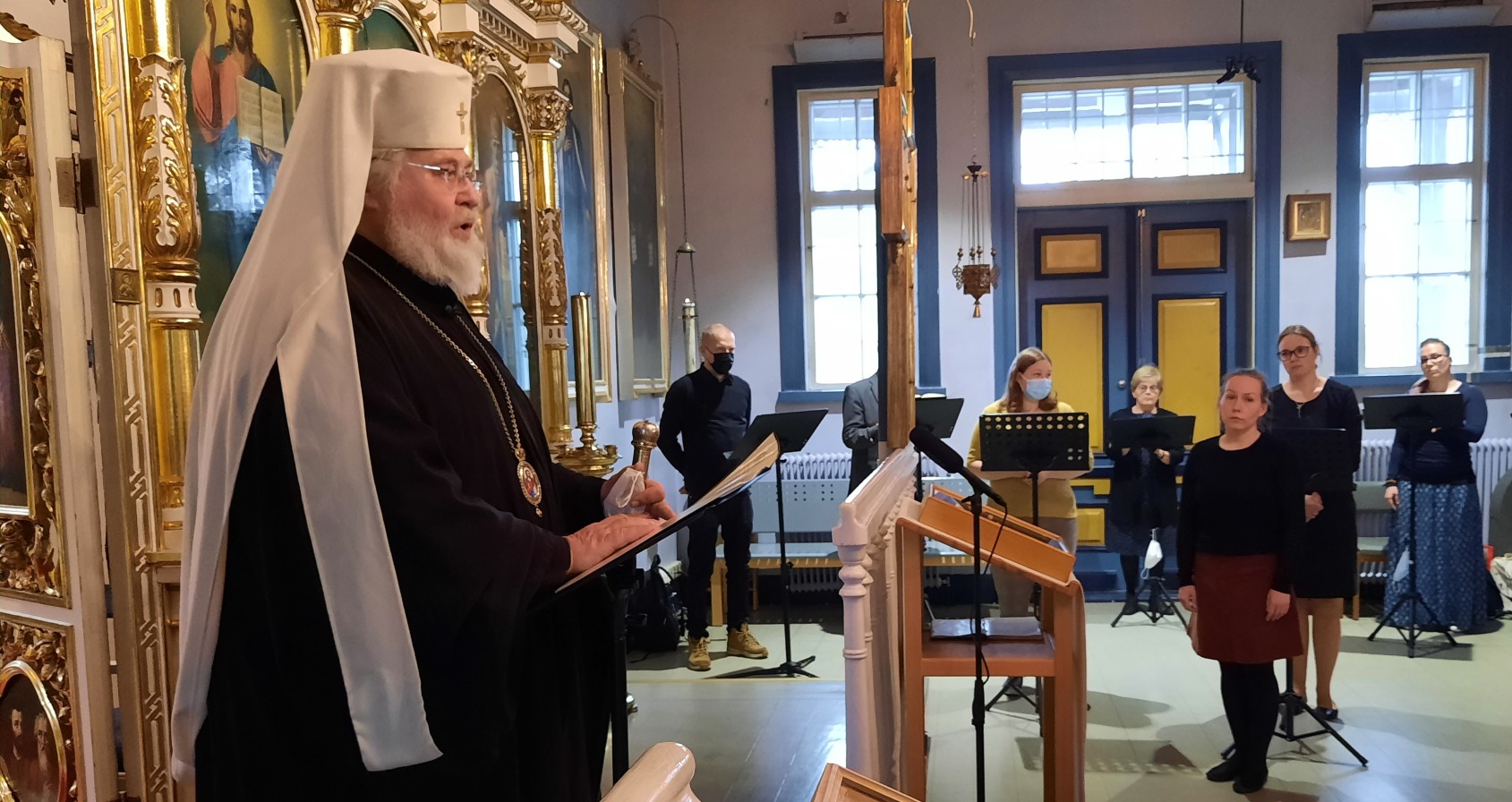 Arkkipiispa_Leo_avaa_kirkkolaulupäivät_Joensuun_Pyhän_Nikolaoksen_kirkossa