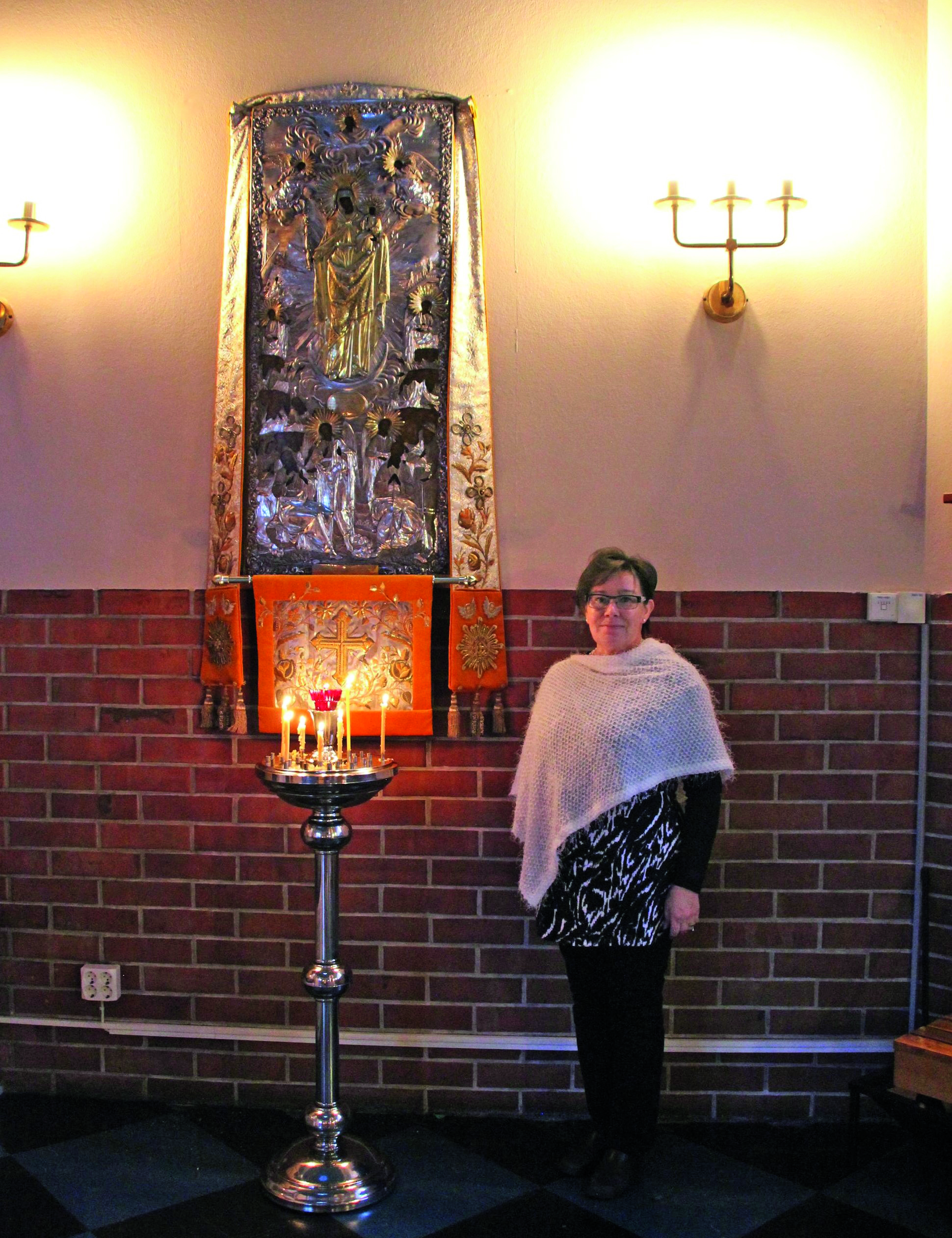 Ompelija_Lea_Saarimaa_ortodoksikirkossa