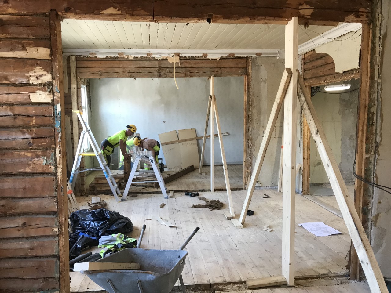 Lappeenrannan pappiltalo remontissa