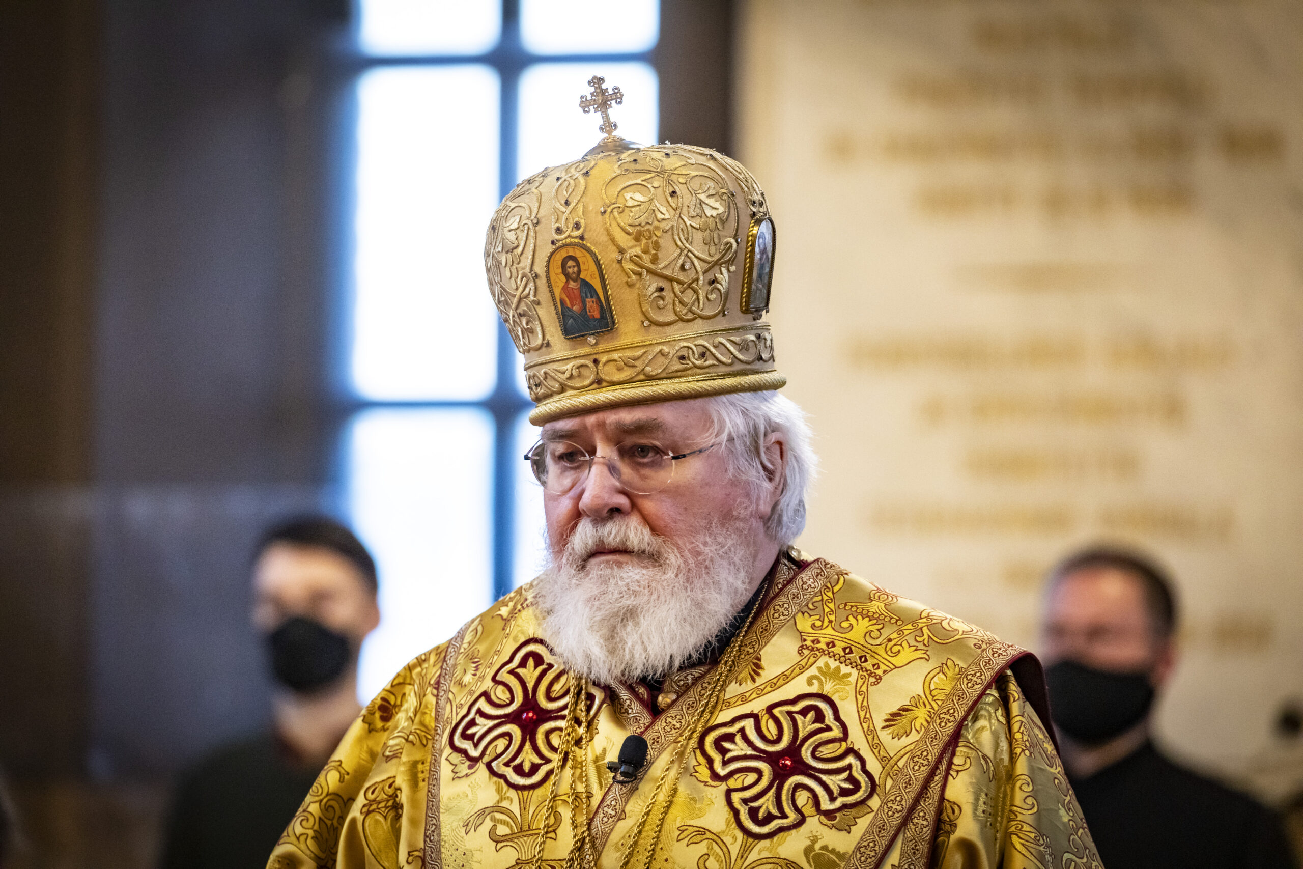 Arkkipiispa Leo Uspenskin katedraalissa piispan vihkimyksessä