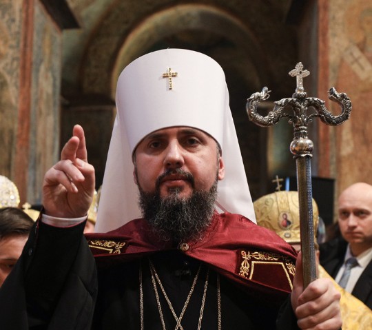 Ukrainan ortodoksisen kirkon päämies, Kiovan ja koko Ukrainan metropoliitta Epifanios