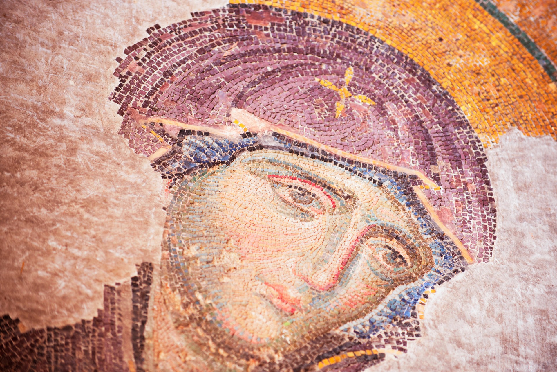 Jumalanäiti-mosaiikki Hagia Sofiassa Konstantinopolissa