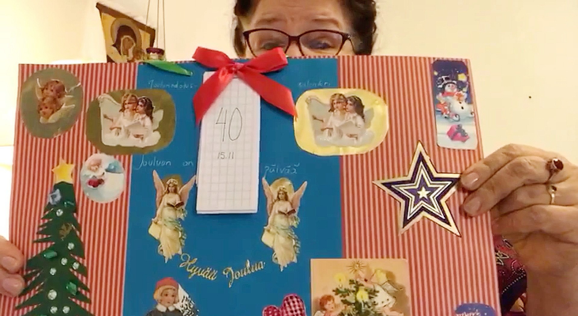 Kanttori Katarine Lehtomäki esittelee ortodoksista joulukalenteria