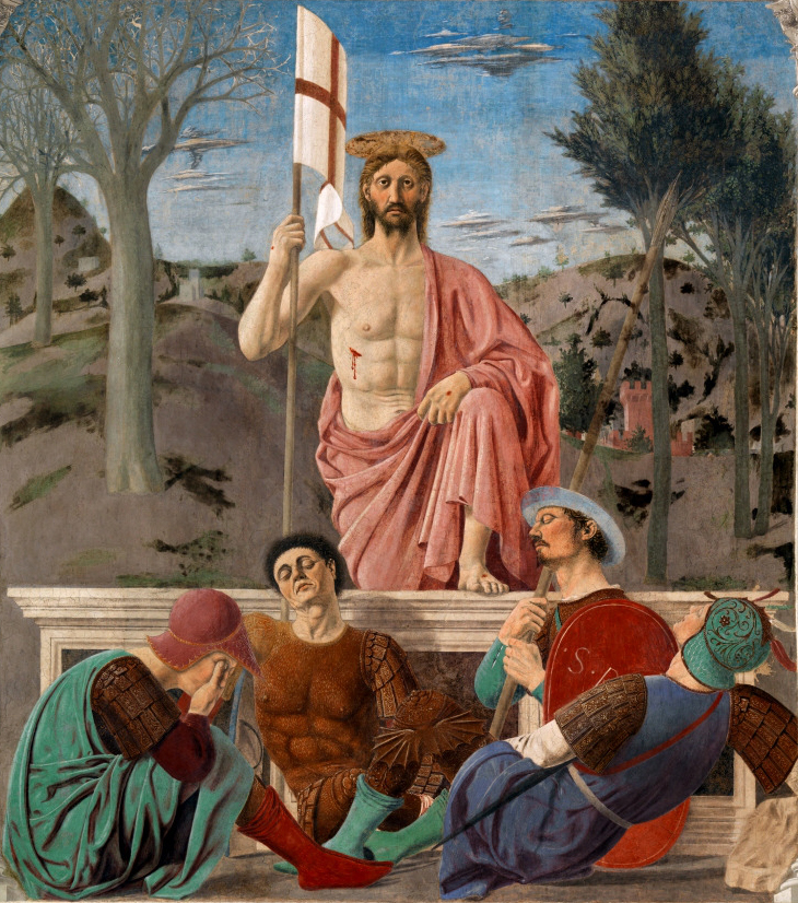 Ylösnousemus-maalaus Piero della Francesca