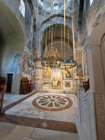 Serbian vierailulla nähty pyhäkkö Zica