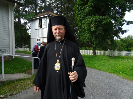 MP Arseni kesällä 2023 Valamon luostarissa