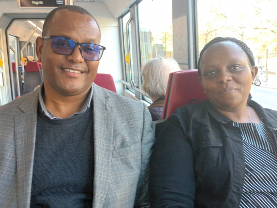 Isä Evangelos ja puoliso Lucy Suomessa 2024