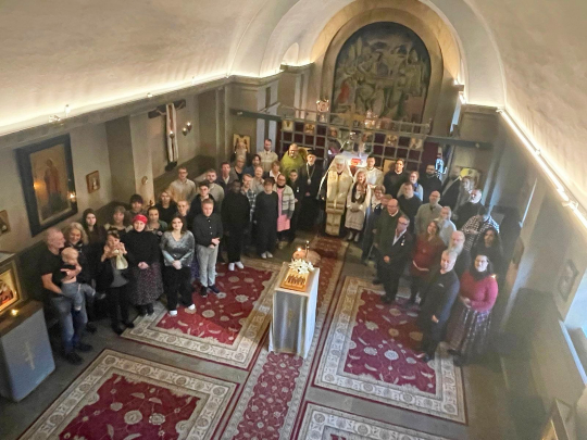 Arkkipiispa Leo Tukholmassa karjalan valistajien juhlana 2024