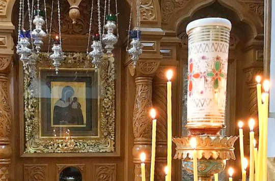 Konevitsan_Jumalanaiti_ihmeitätekevä ikoni Valamossa