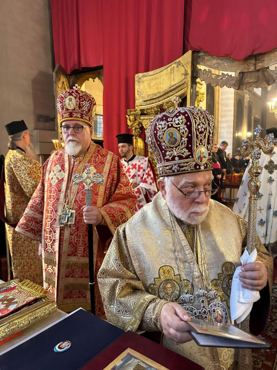 Arkkipiispa Elia ja metropoliitta Stefanos Tallinnassa 2025