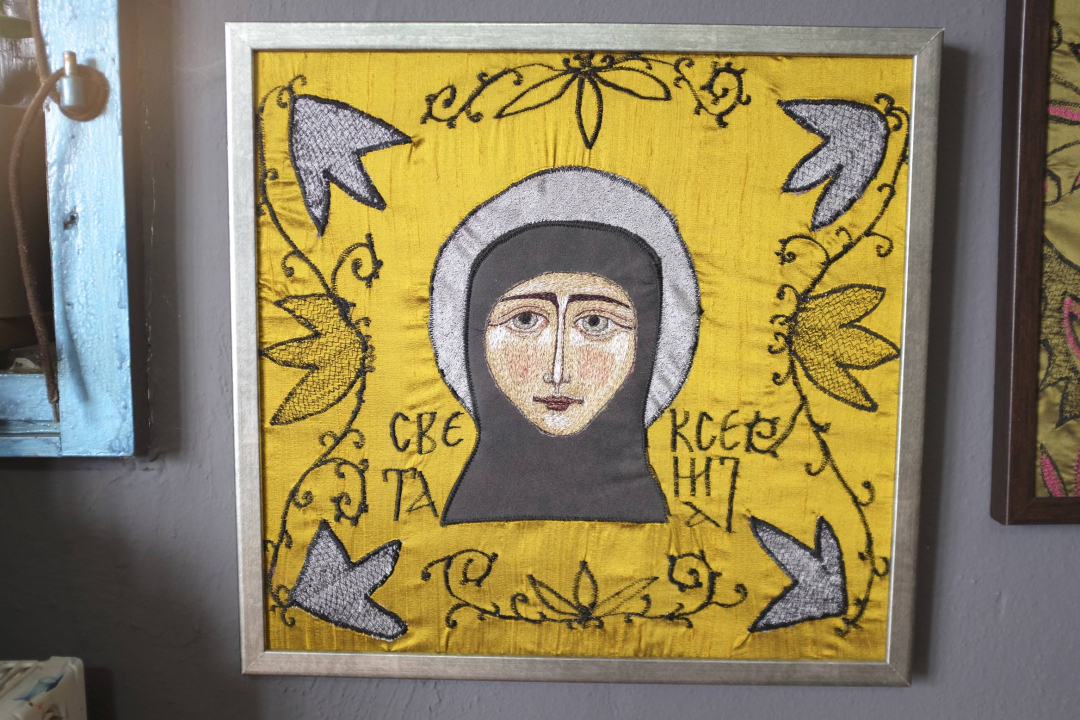 Pyh&auml;n Ksenia Pietarilaisen kangasikoni