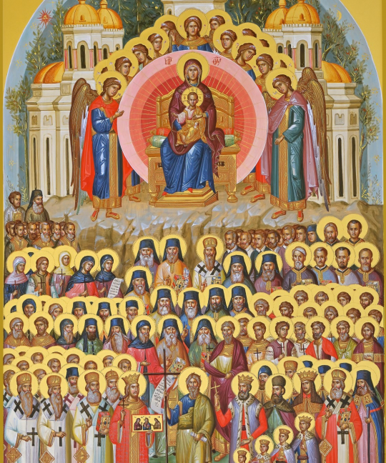 Romanian uudet ja kaikki aiemmat pyhät -ikoni