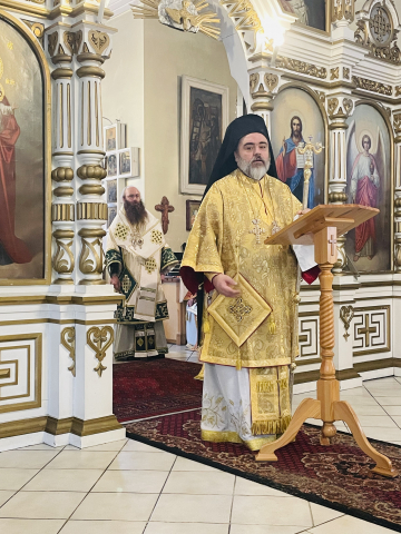 Smyrnan piispa Bartolomeos ja piispa Damaskinos