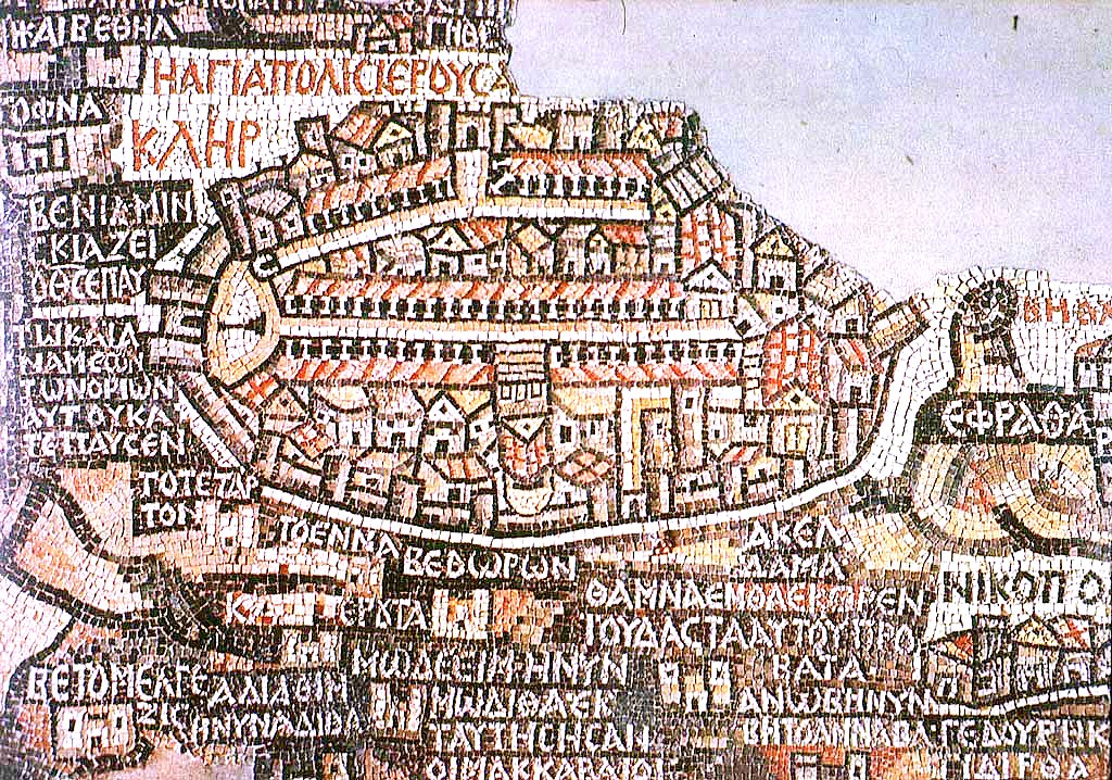 Madaba mosaiikkikartta Jerusalemista
