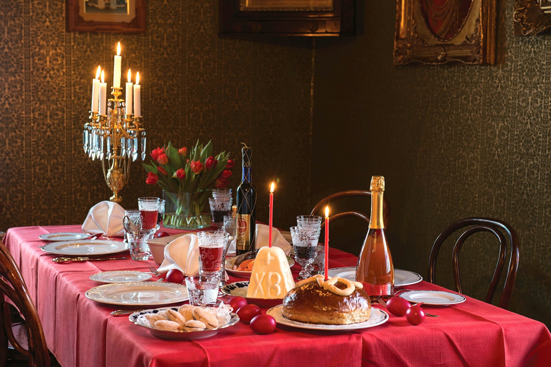 Valamon luostarin pääsiäispöytä