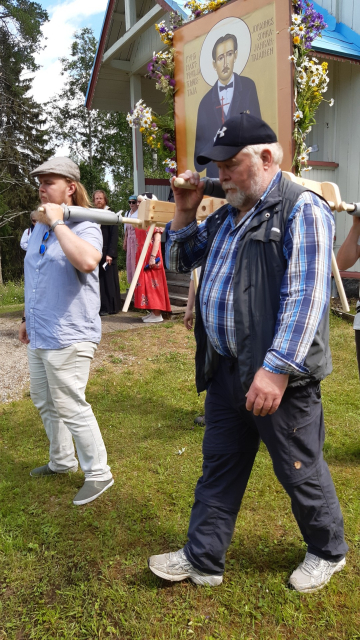 Ristisaatto pyhiinvaellus pyhän Johannes Sonkajanrantalaisen kunniaksi