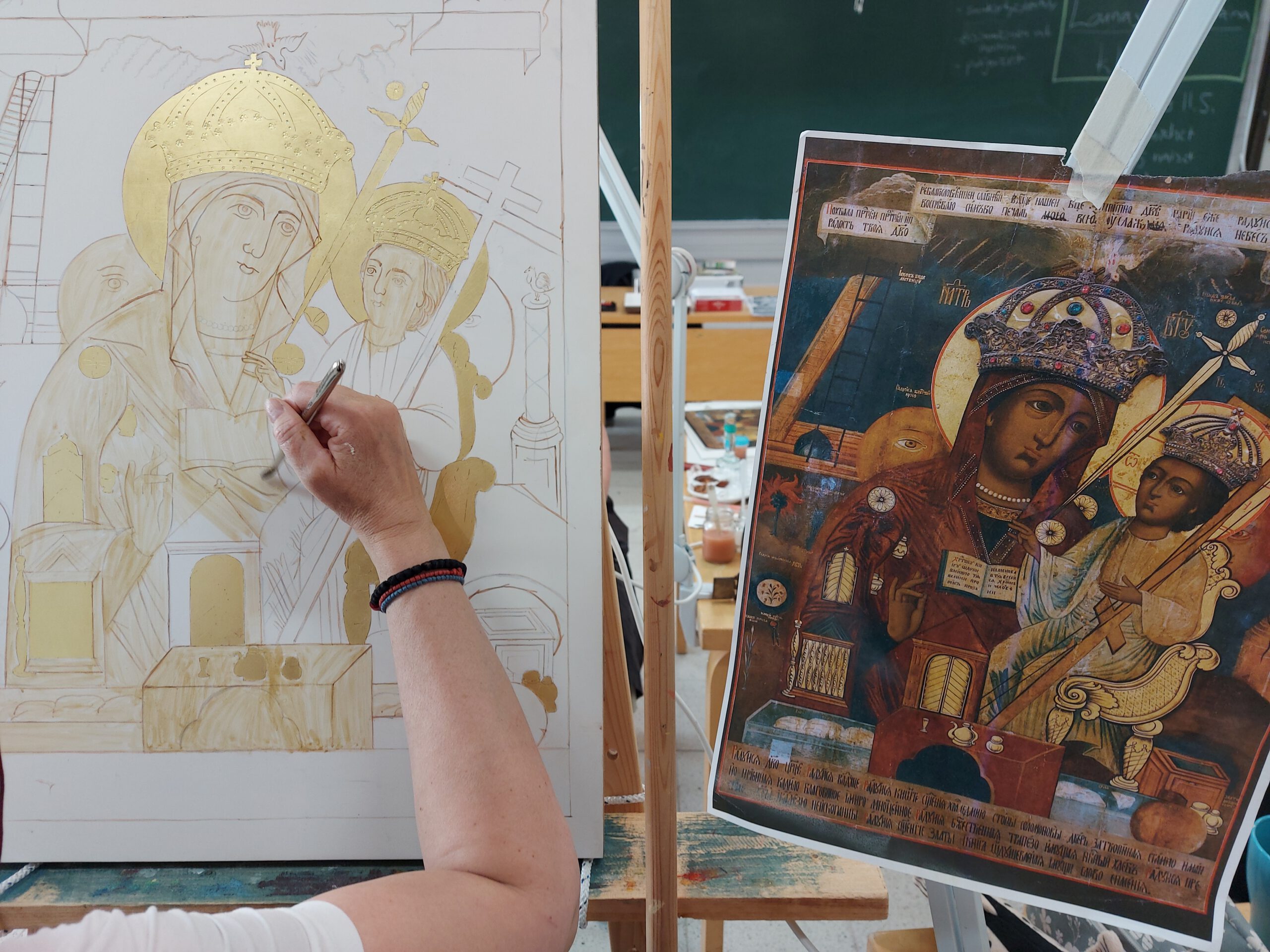 Jumalanäidin ylistys -ikoni opettaa ja inspiroi