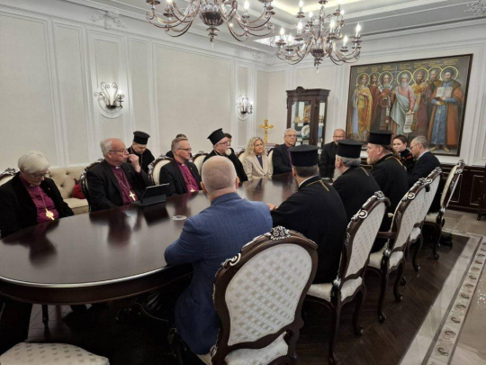 Arkkipiispa Elia Kiovassa syys-lokakuun vaihteessa 2025