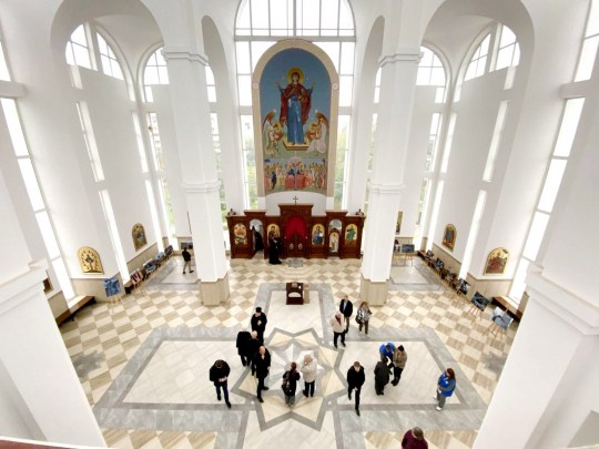 Arkkipiispa Elia delegaatioineen Ukrainassa Butsassa