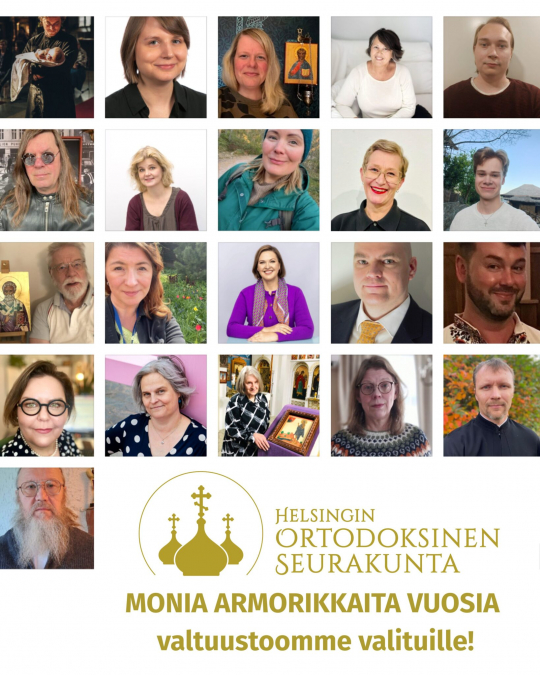 Helsingin ortodoksisen seurakunnan valtuuston 21 j&auml;sent&auml;