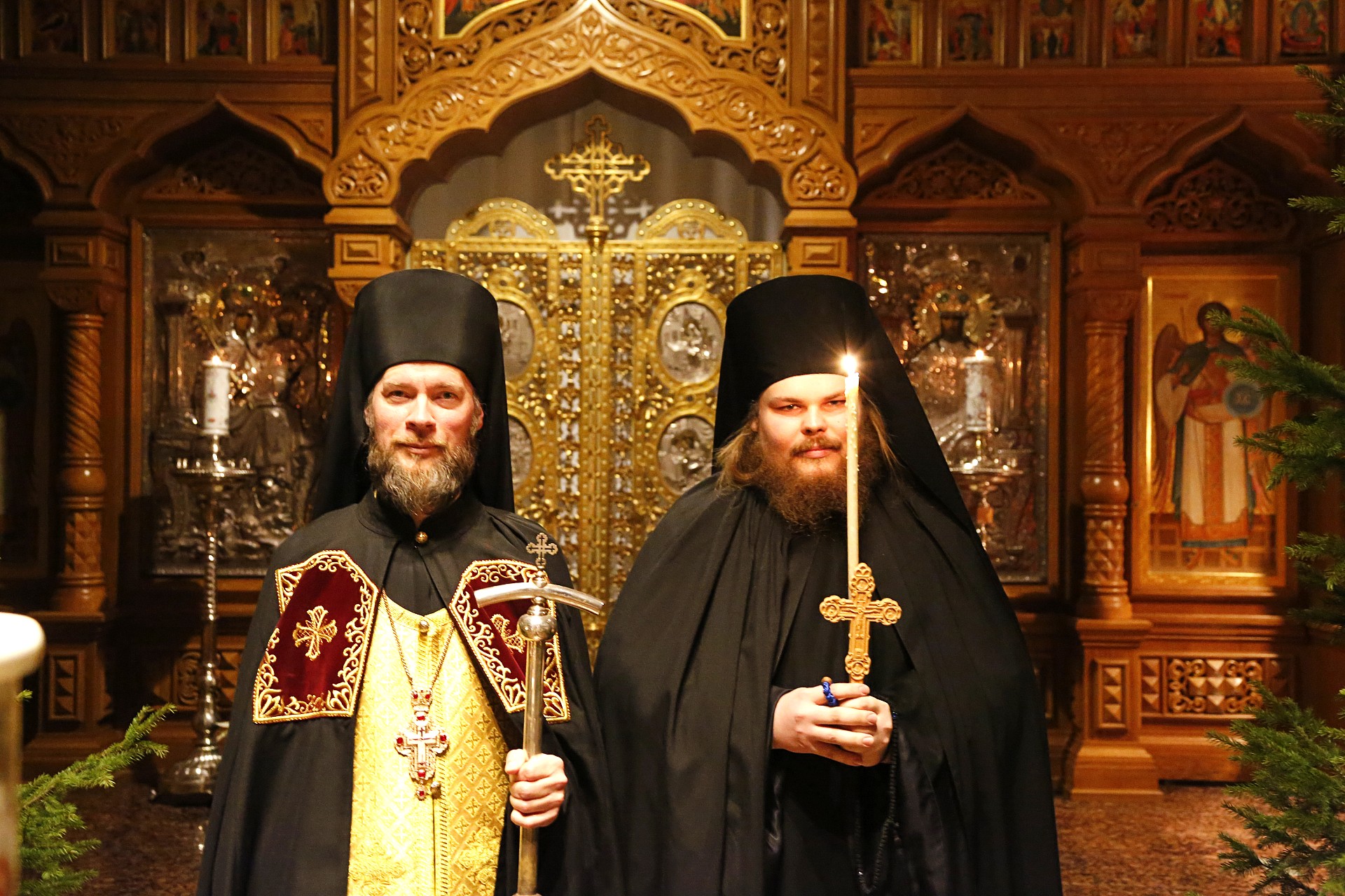 Munkki Sofronin vihkimys Valamossa joulukuussa 2025