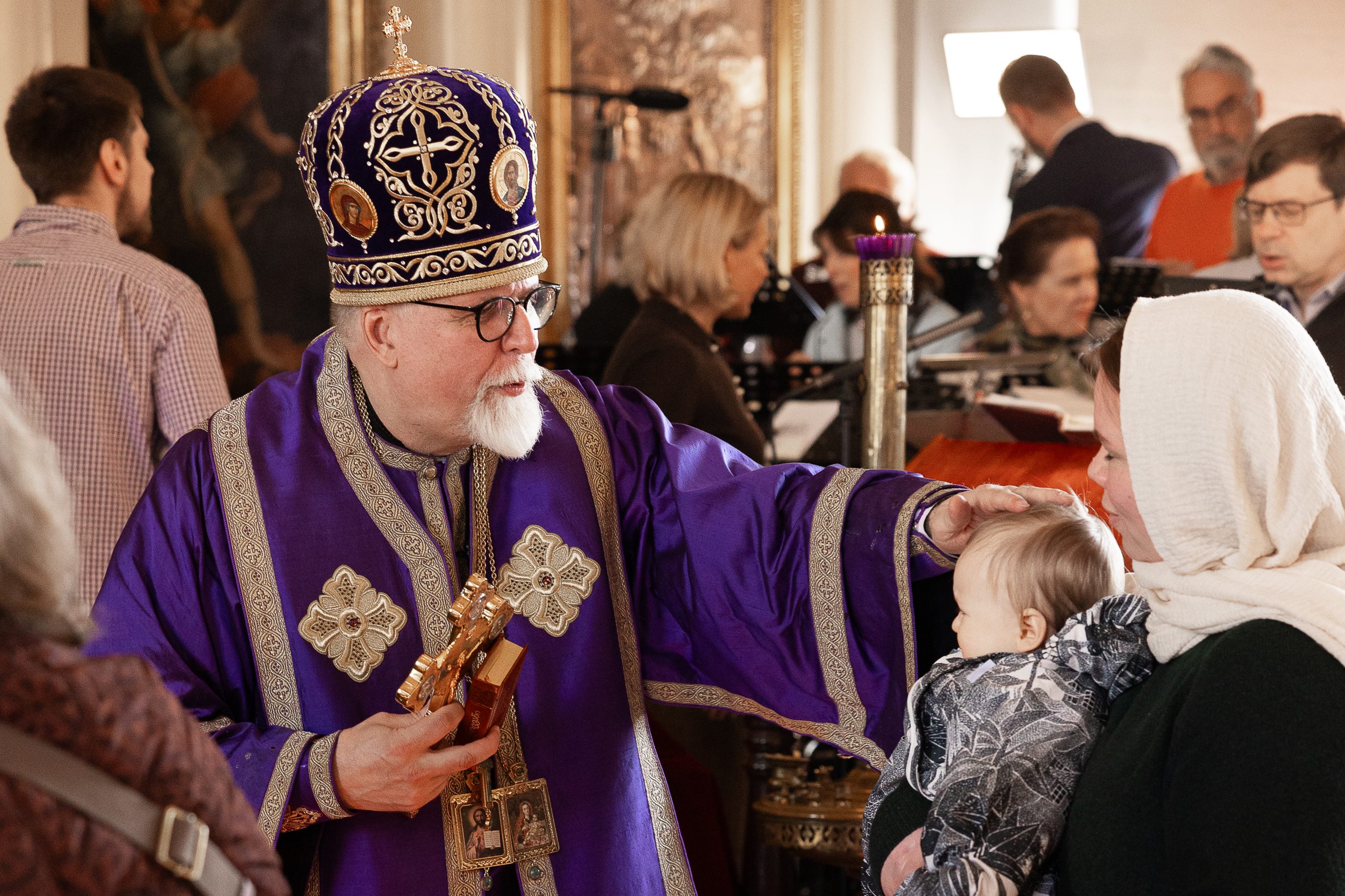 Arkkipiispa Elia Pyhän Kolminaisuuden kirkossa 22.3.2026