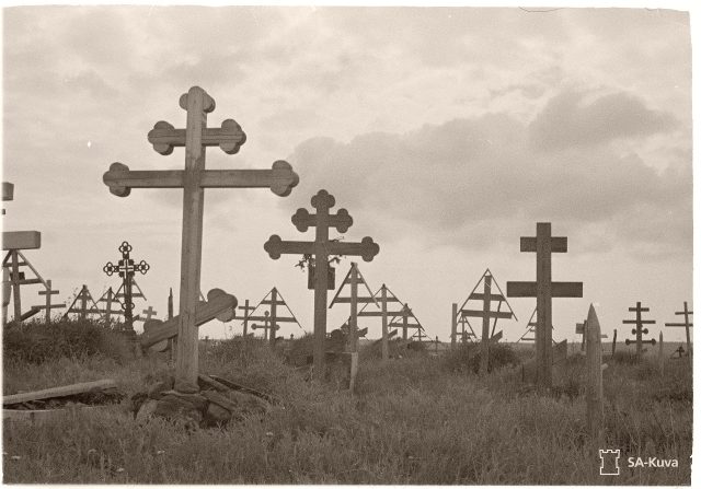 Vanhauskoisten ortodoksinen Kalmisto Kizin saarella 1942