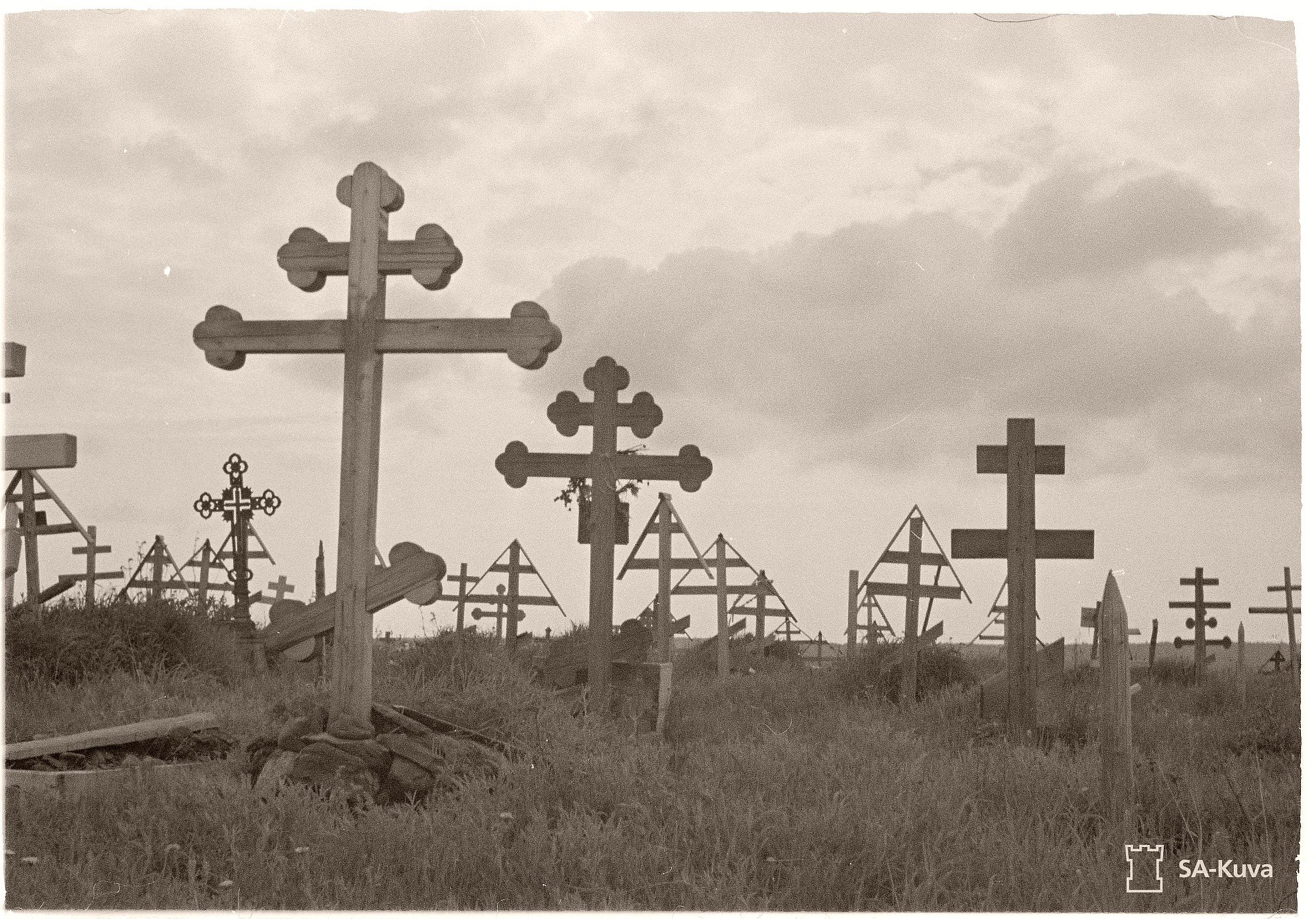 Vanhauskoisten ortodoksinen Kalmisto Kizin saarella 1942