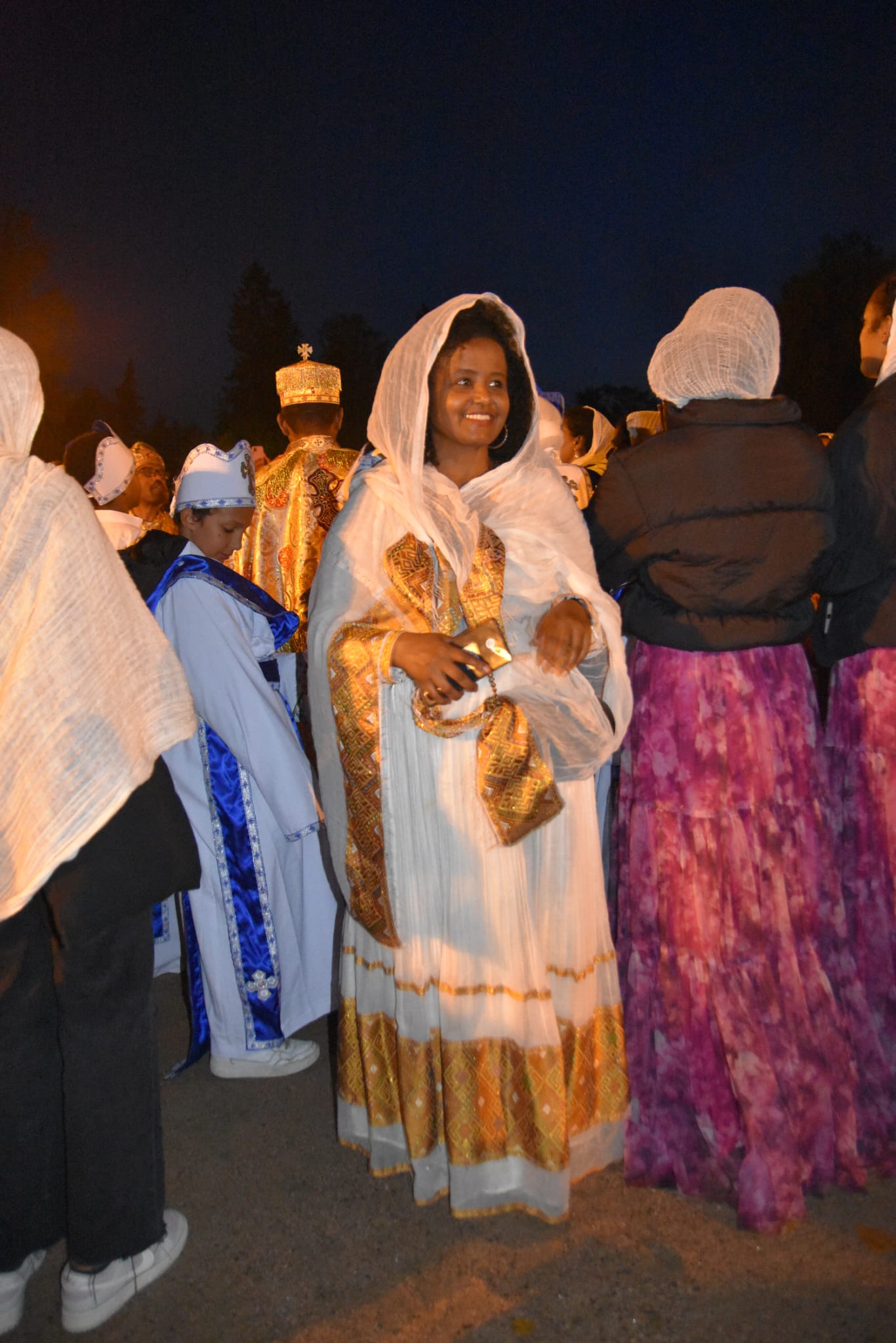 Martha Belay Workenh Meskel-juhlassa 